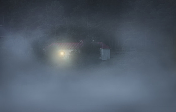霧中景