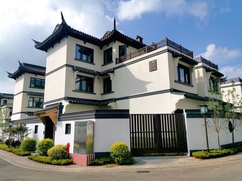 現(xiàn)代中式四合院別墅