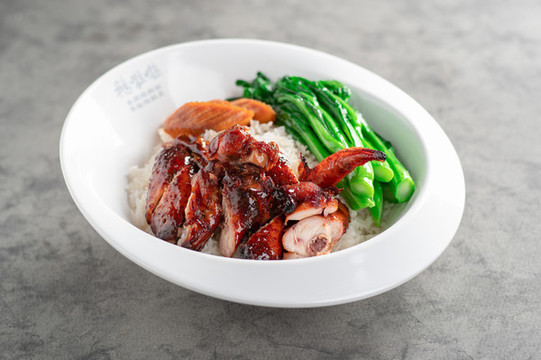 玫瑰豉油雞飯