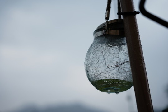 玻璃上的水珠