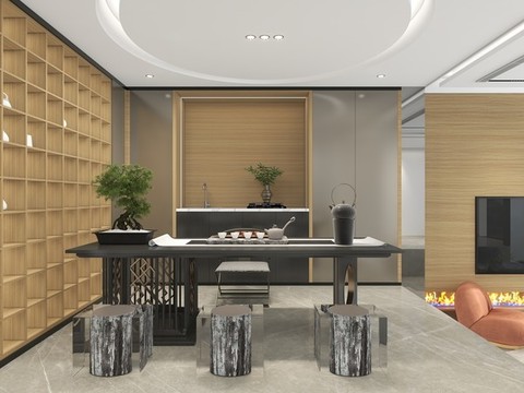 室內(nèi)餐桌效果圖