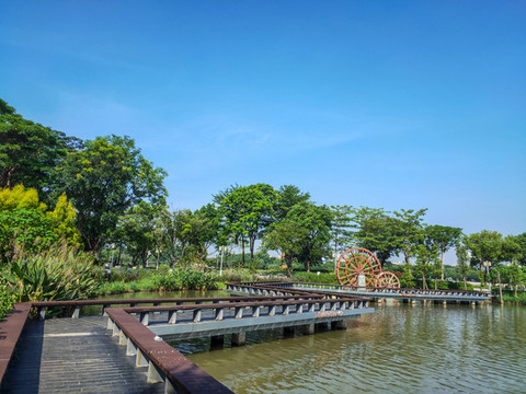 公園一角