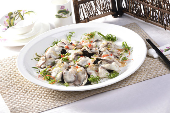 蔥油魚片