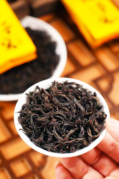 金駿眉茶葉特寫