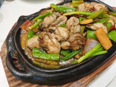 鐵板生蠔