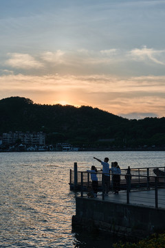 東錢湖日落