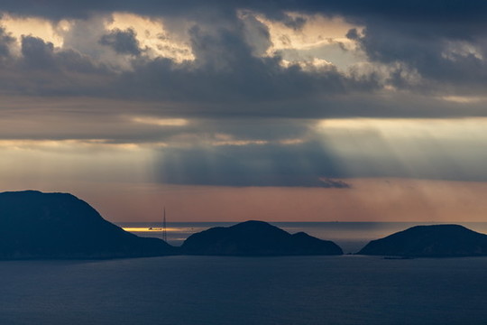 溫嶺石塘海上日出
