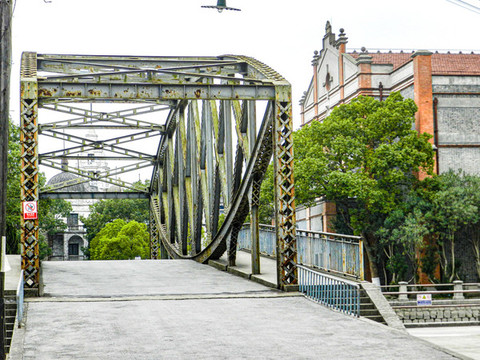 老上海外白渡橋