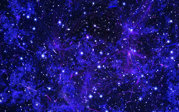 藍色星空