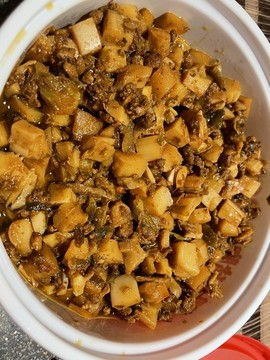 肉沫炒筍