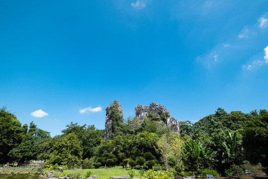 廣西桂林山水七星公園駱駝山