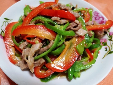 辣椒炒肉絲