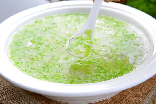 干貝苦瓜羹