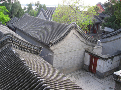 北京頤和園的古建筑群