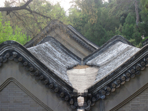 北京頤和園的古建筑群
