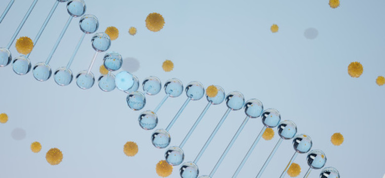 三维渲染基因链和药物成分