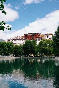 中國西藏布達拉宮風景