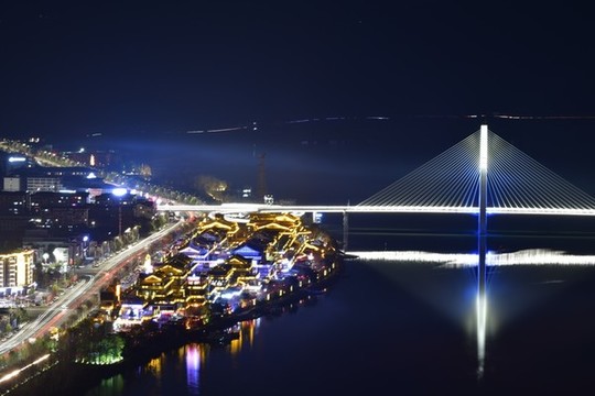 嘉陵江夜景