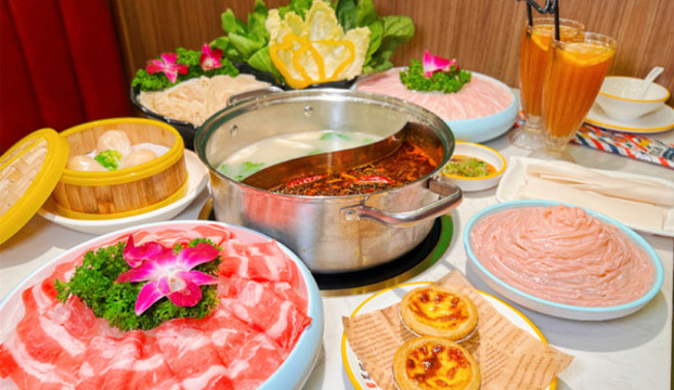精致火鍋菜品