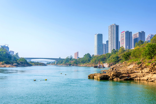 來(lái)賓市相思園紅水河風(fēng)光