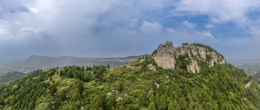 寬幅小泰山風光全景大圖