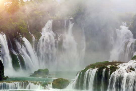 戶外大瀑布風(fēng)光風(fēng)景