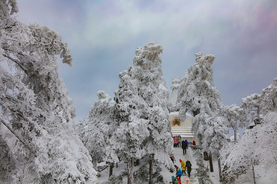 廬山小天池雪景