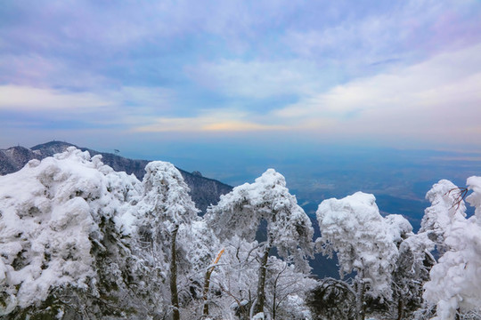 廬山小天池雪景