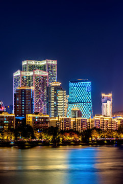 中國(guó)廣西柳州城市夜景