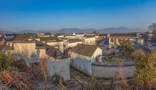南屏村全景圖