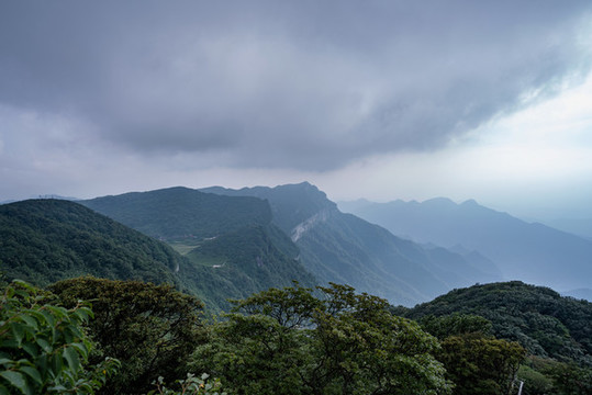 重慶南川區(qū)金佛山群山