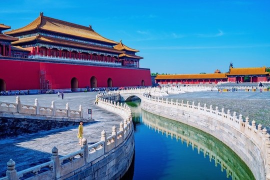 故宮午門金水河