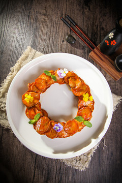 泰式杏鮑菇花環(huán)