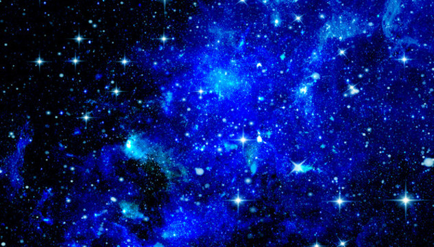 藍(lán)色璀璨星空星空