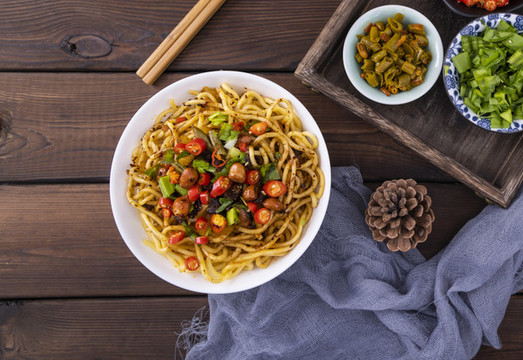 熱干面美食拍攝