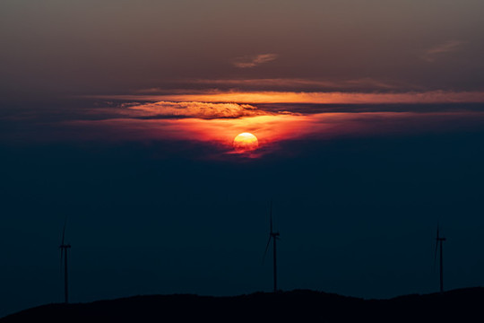 夕陽落日