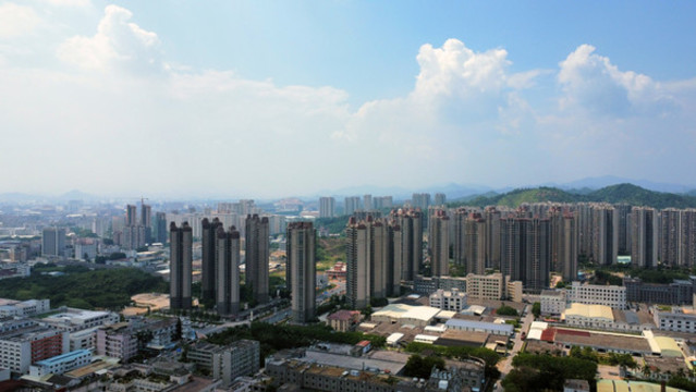 航拍小區(qū)建筑