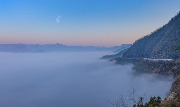 柯村云海全景圖
