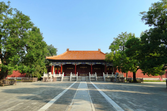 北京景山公園壽皇殿建筑群