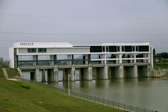 河道口水閘