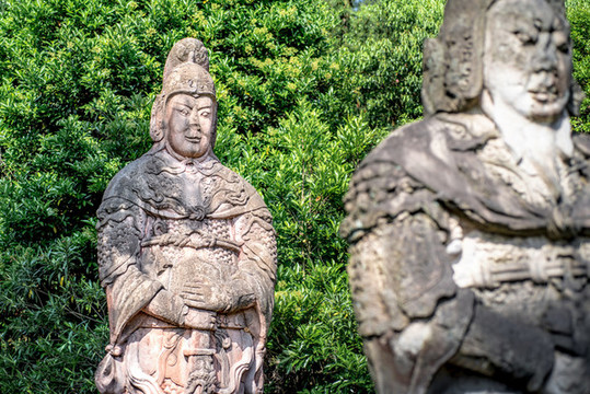 南宋武將石刻造像