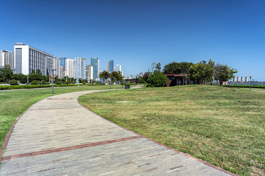 青島西海岸現(xiàn)代建筑街景