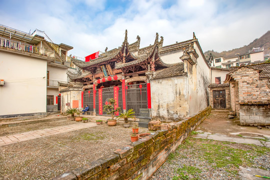三陽鎮(zhèn)葉村洪氏宗祠