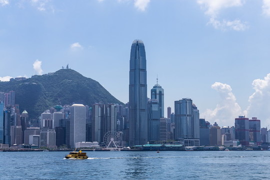 香港維多利亞港兩岸風(fēng)光