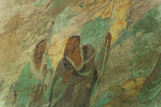 吳道子壁畫(huà)萬(wàn)國(guó)咸寧特寫(xiě)
