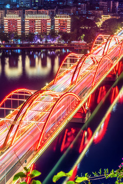 中國(guó)廣西柳州柳江夜景風(fēng)光