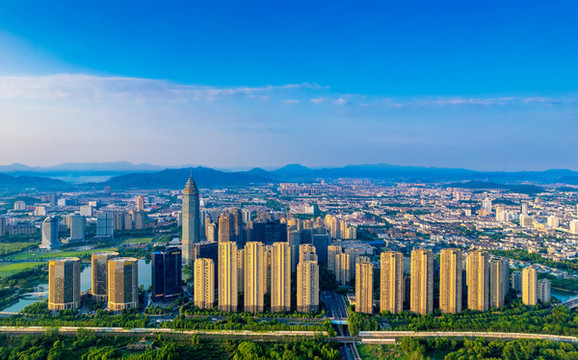 紹興市黃昏風(fēng)光