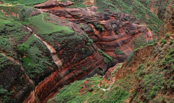 陜西靖邊波浪谷