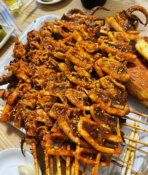 烤魷魚串