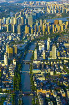 運河之都江蘇淮安城市風(fēng)光